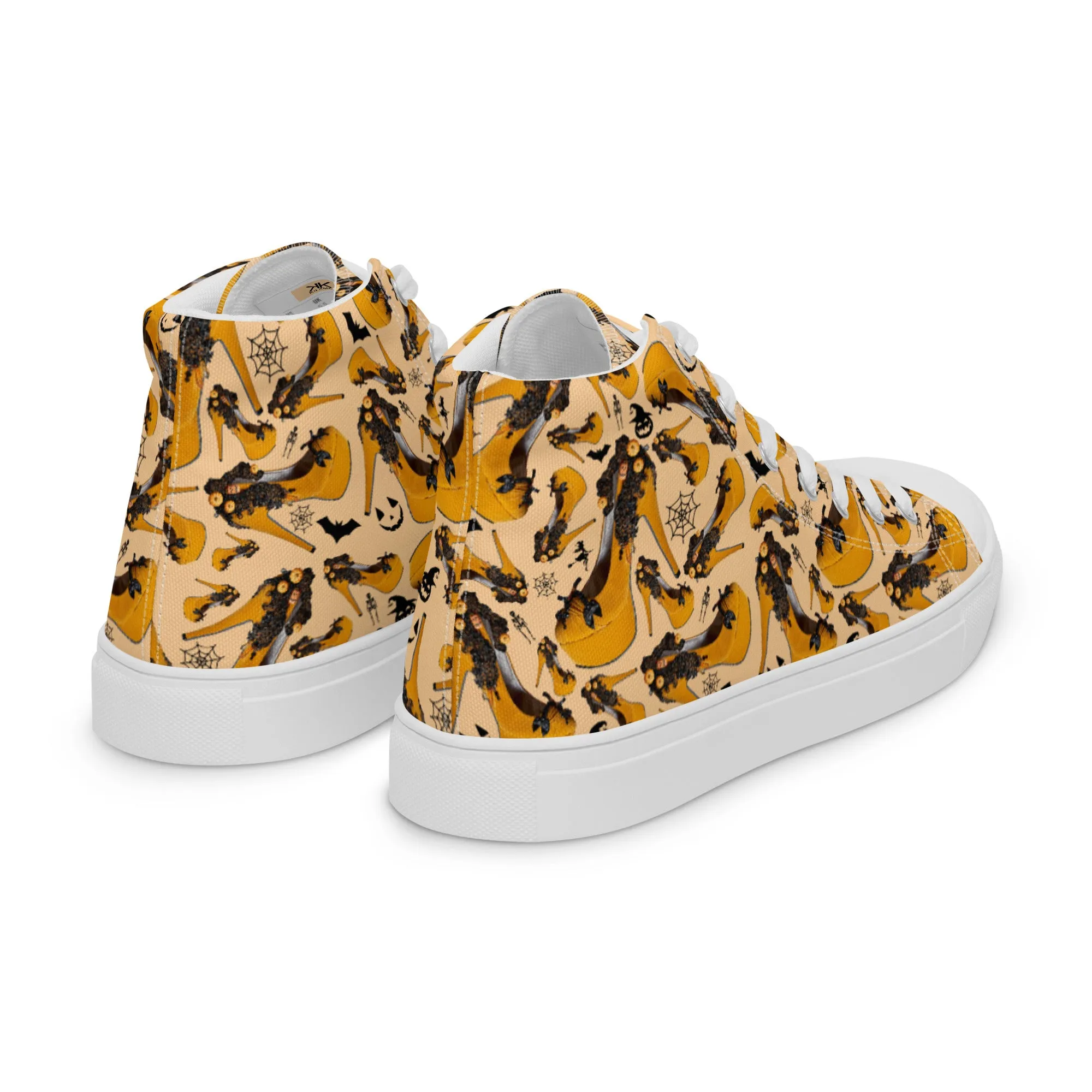 Women’s high top canvas shoes 'Sexy witch'