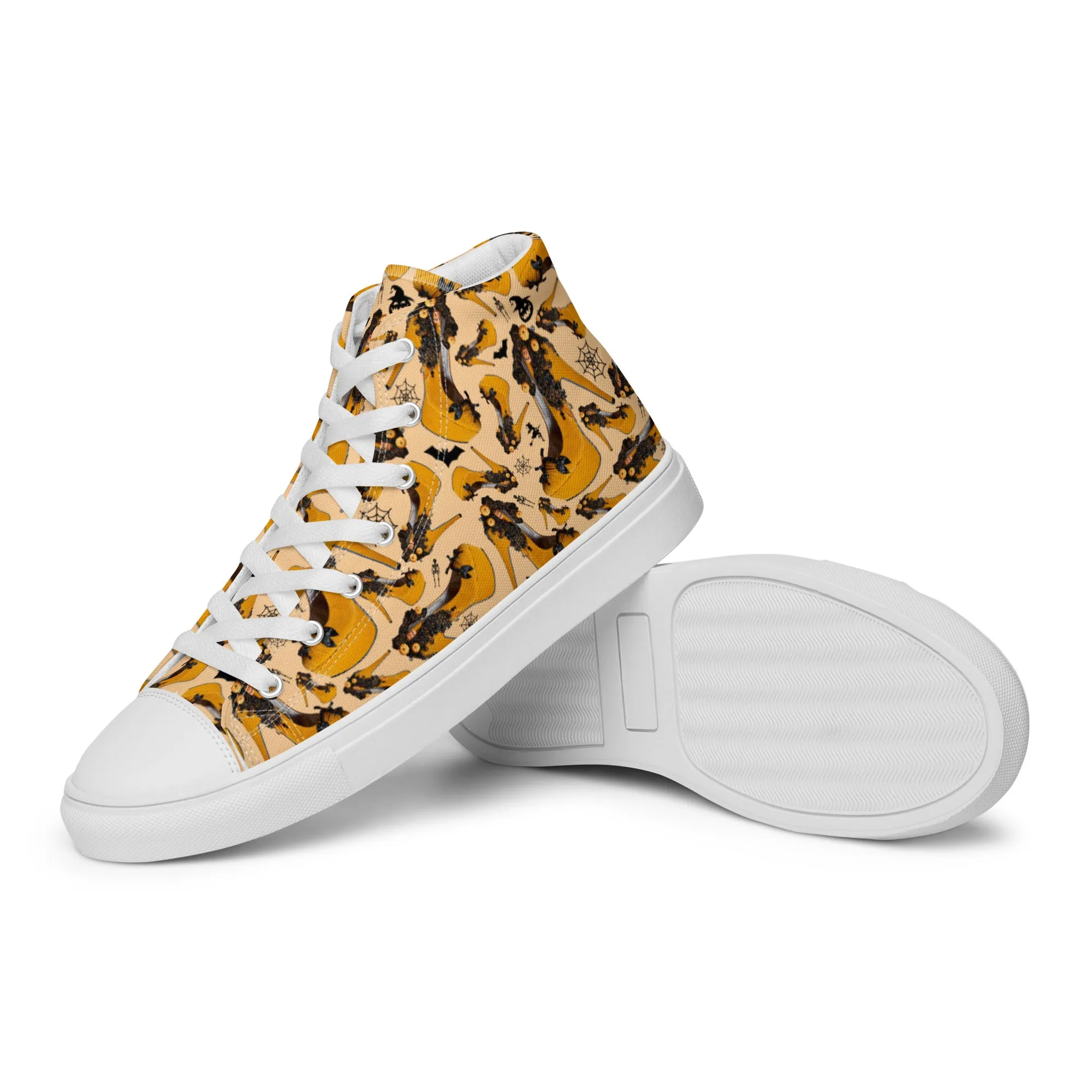 Women’s high top canvas shoes 'Sexy witch'