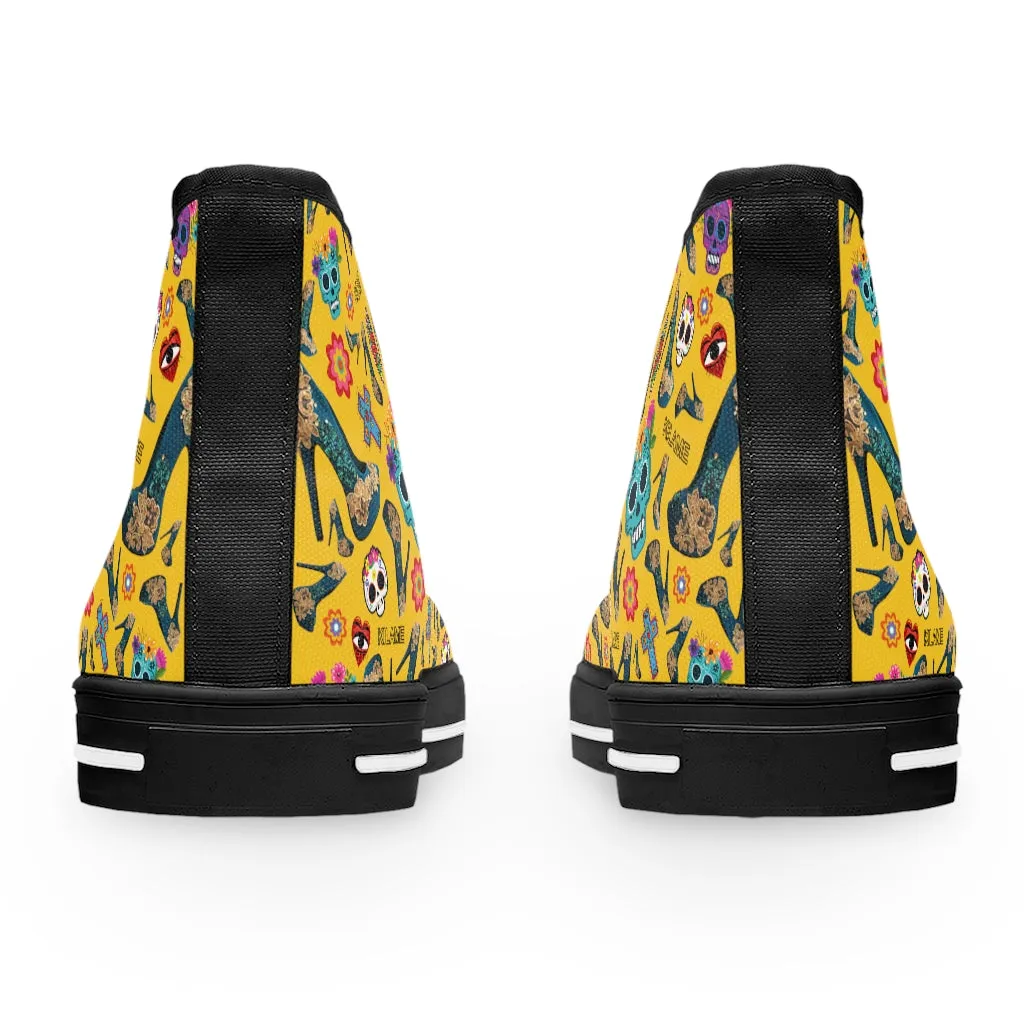 Women's High Top Sneakers Giuret 'Viva la vida'