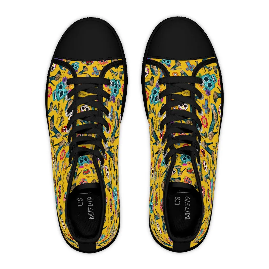 Women's High Top Sneakers Giuret 'Viva la vida'