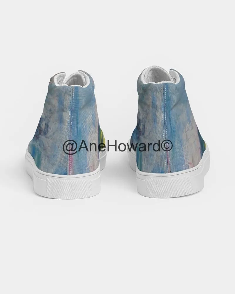 Women's Hightop Canvas Shoe Into the Light