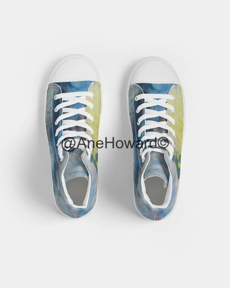 Women's Hightop Canvas Shoe Into the Light