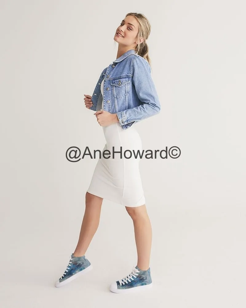 Women's Hightop Canvas Shoe Into the Light