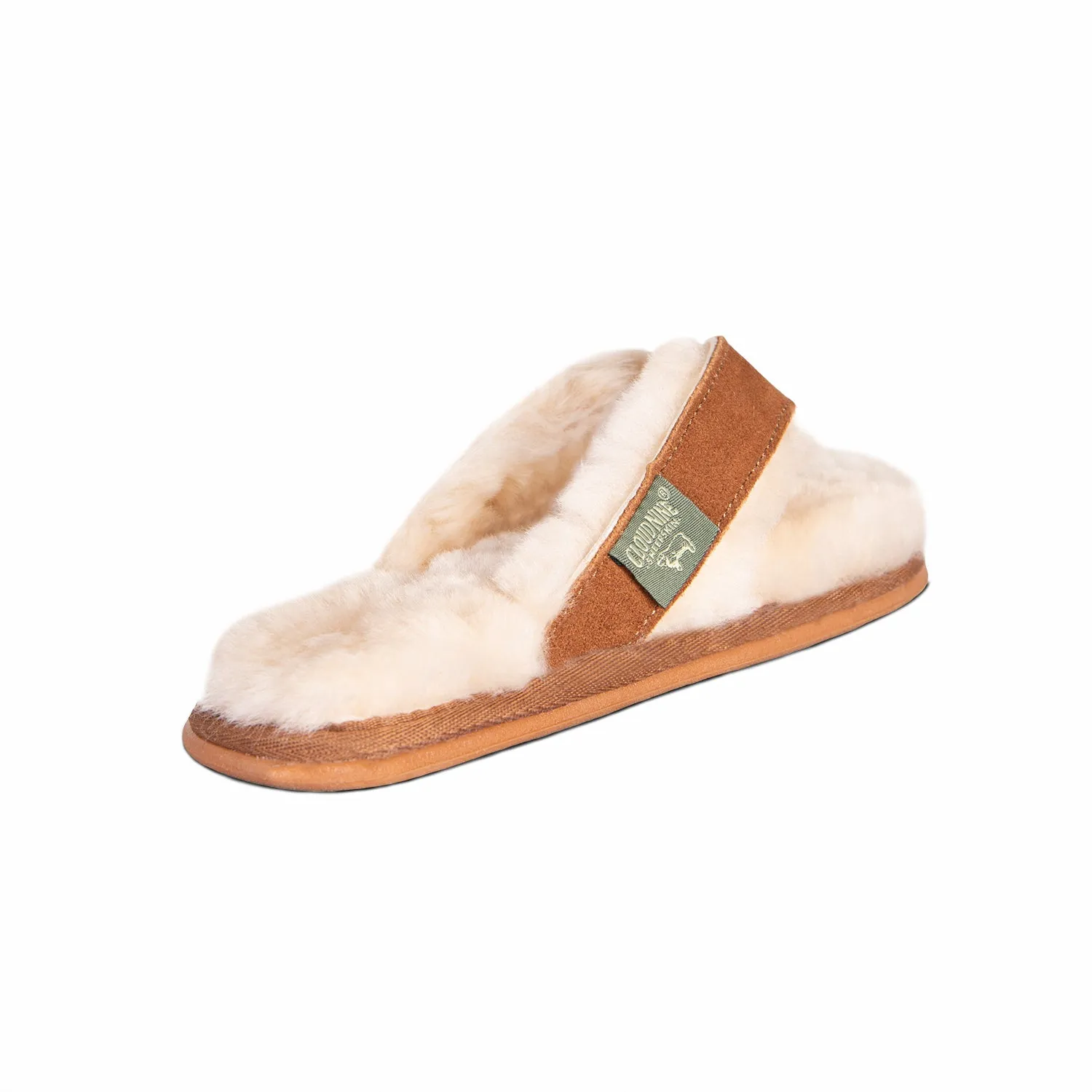 Women's Sheepskin Lined Flip Flops
