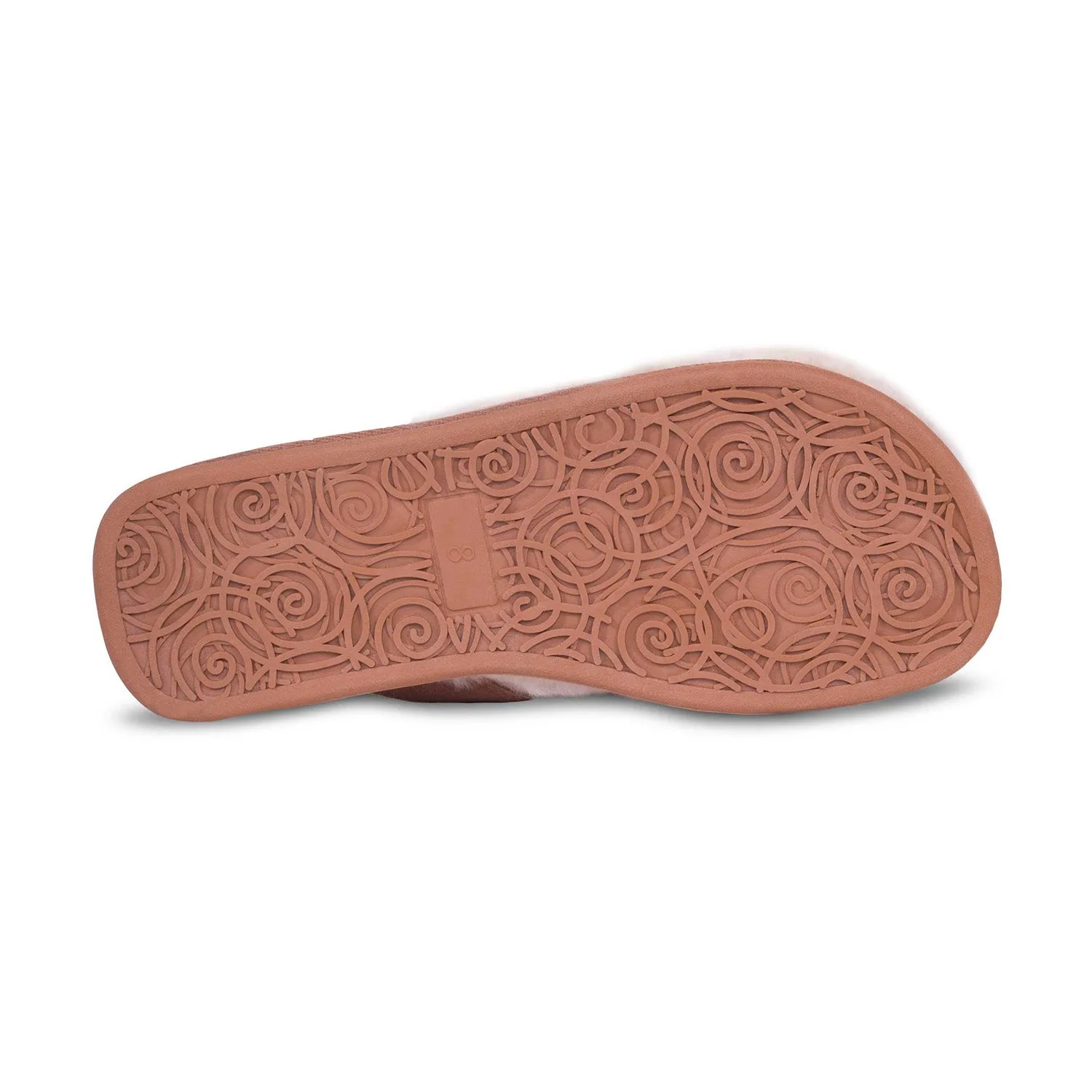 Women's Sheepskin Lined Flip Flops