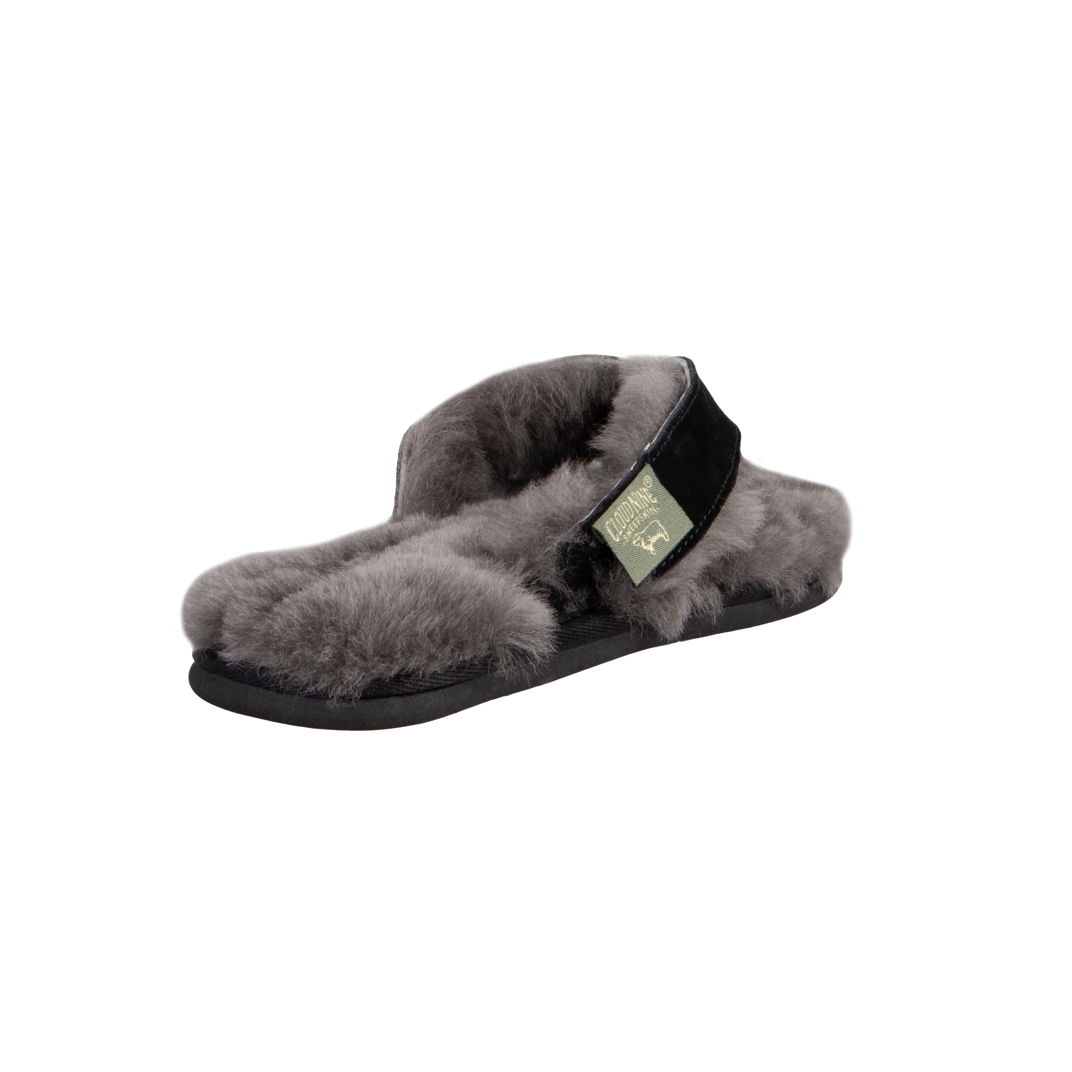 Women's Sheepskin Lined Flip Flops