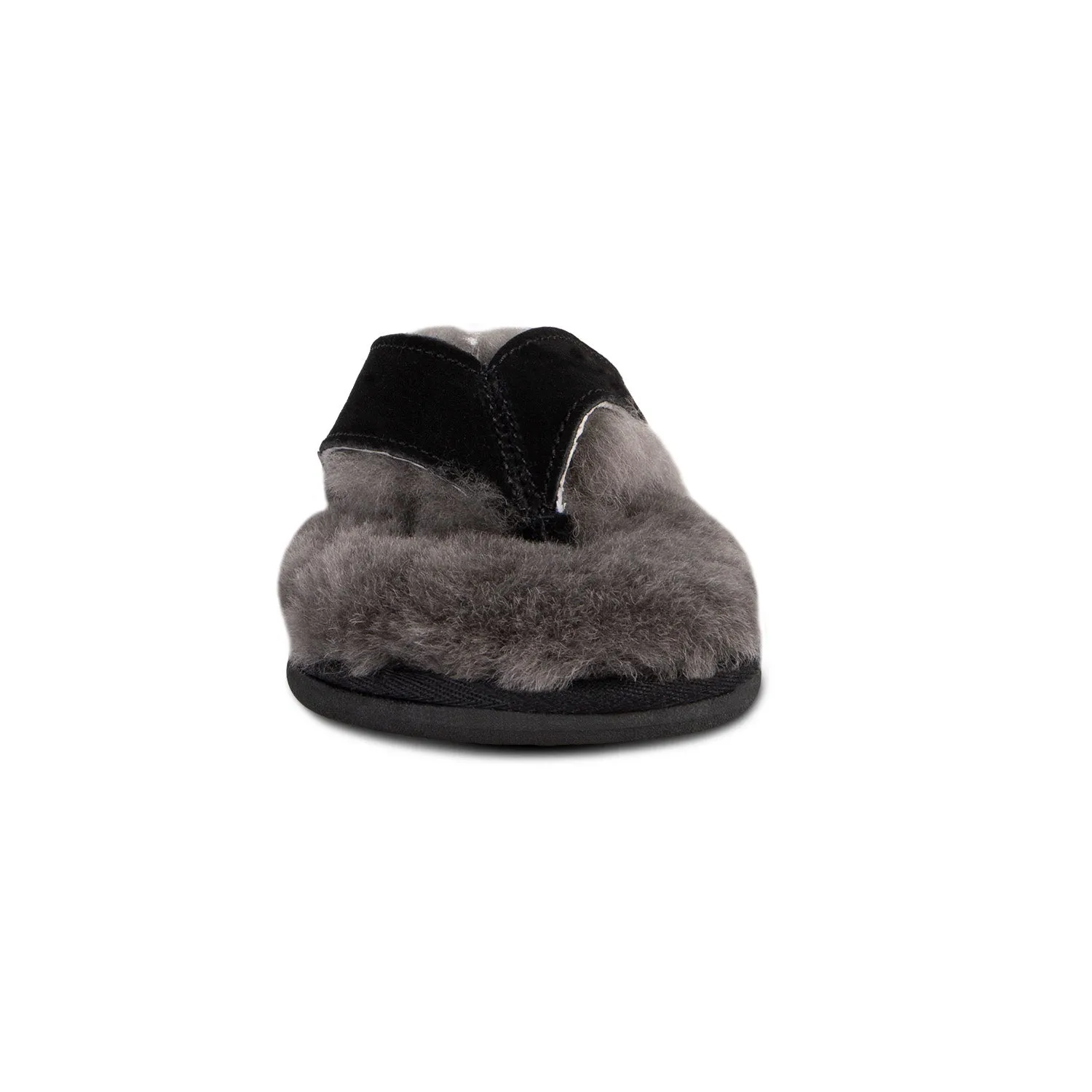 Women's Sheepskin Lined Flip Flops