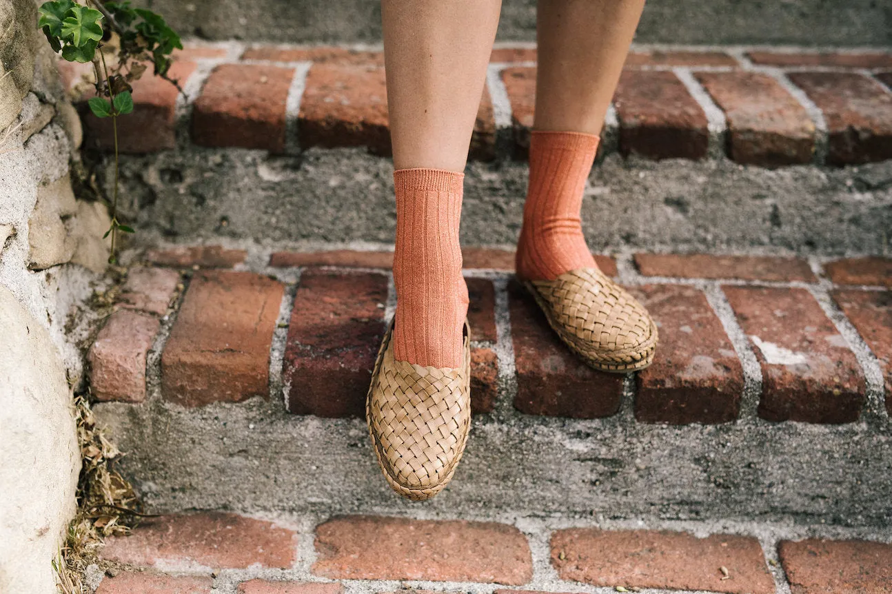 Women's Woven City Slide in Honey   No Stripes