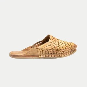Women's Woven City Slide in Honey   No Stripes