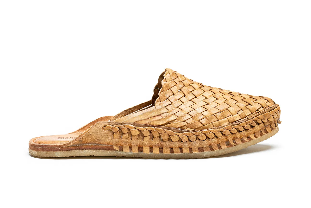 Woven City Slipper in Honey   No Stripes by Mohinders