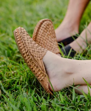 Woven Slide in Honey   No Stripes by Mohinders