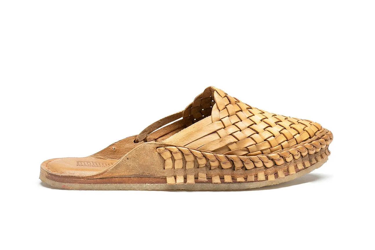 Woven Slide in Honey   No Stripes by Mohinders